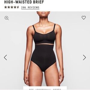 Black High-Waisted Brief SKIMS
